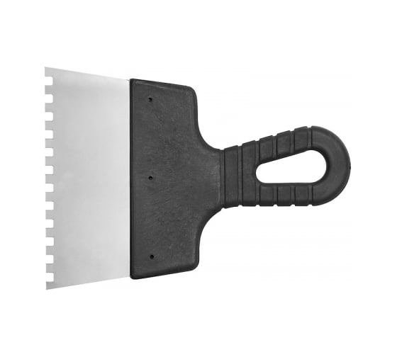 Изображение товара Фасадный шпатель VOREL 200мм 8х8мм зубчатый пластиковая ручка 6303