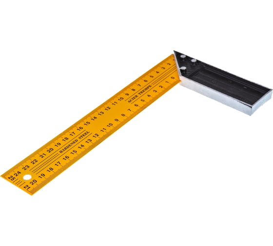 Изображение товара Столярный угольник VOREL 250мм металлический 18250