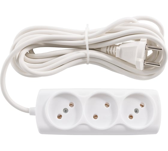 Изображение товара Удлинитель Engy Премиум 5м/3 розетки ПВС 2х0.75 186701