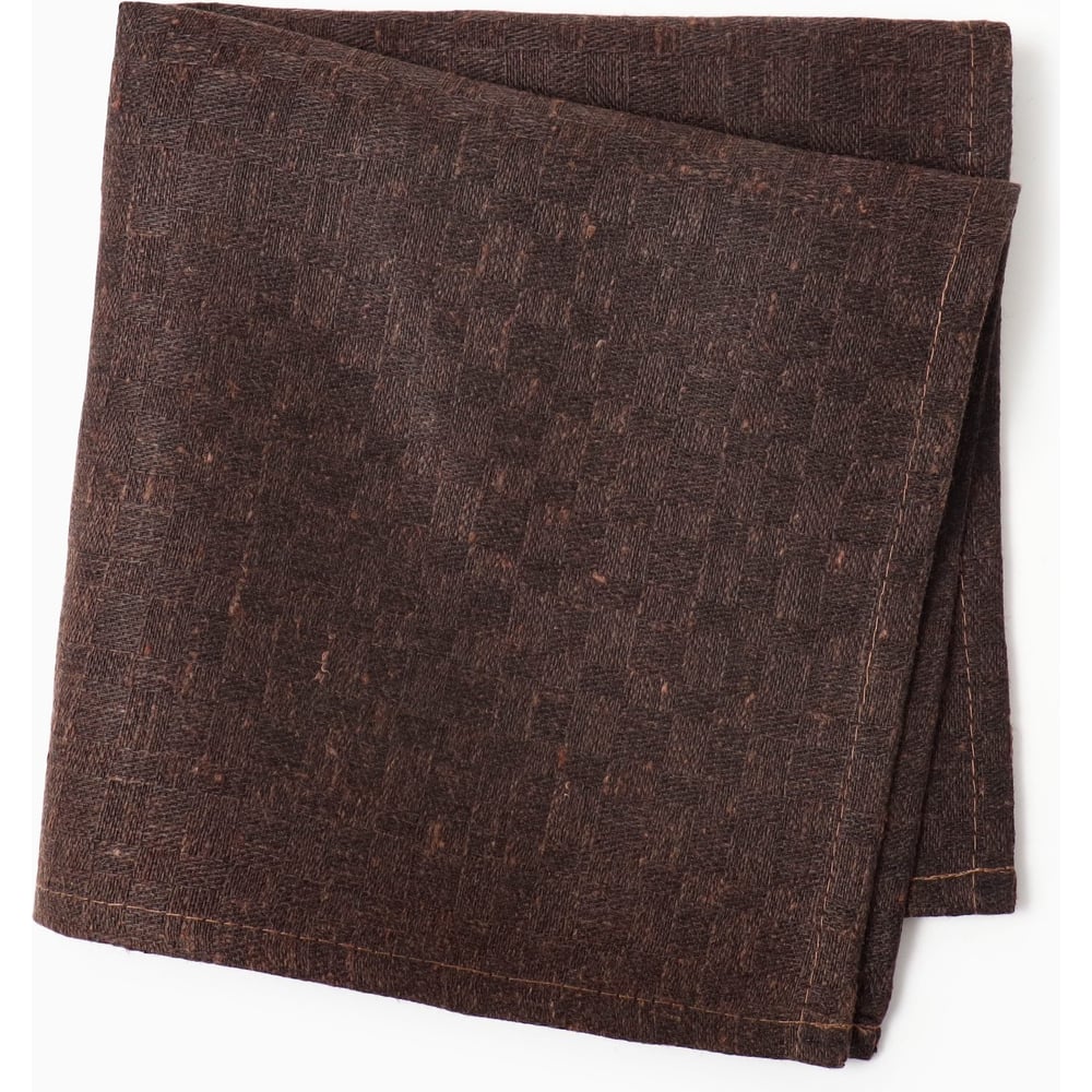 Изображение товара Салфетка из льна Этель Home 40x40 классический дизайн коричневый