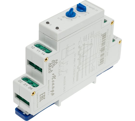 Изображение товара Реле контроля трехфазного напряжения Меандр РКФ-М06-11-15 AC400В УХЛ4 A8302-16934799