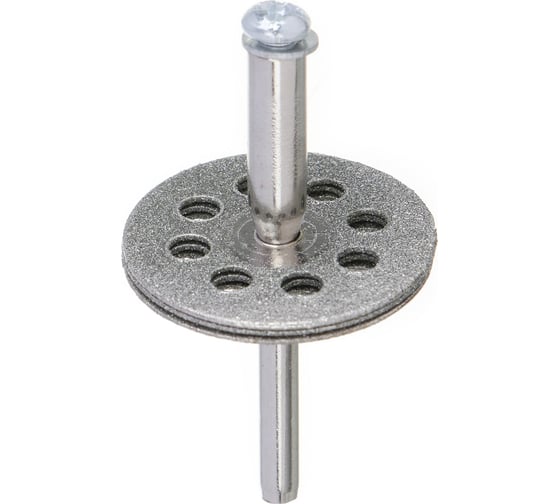 Изображение товара Круг алмазный отрезной 22 мм, с оправкой, 3 шт ЕРМАК 666-014