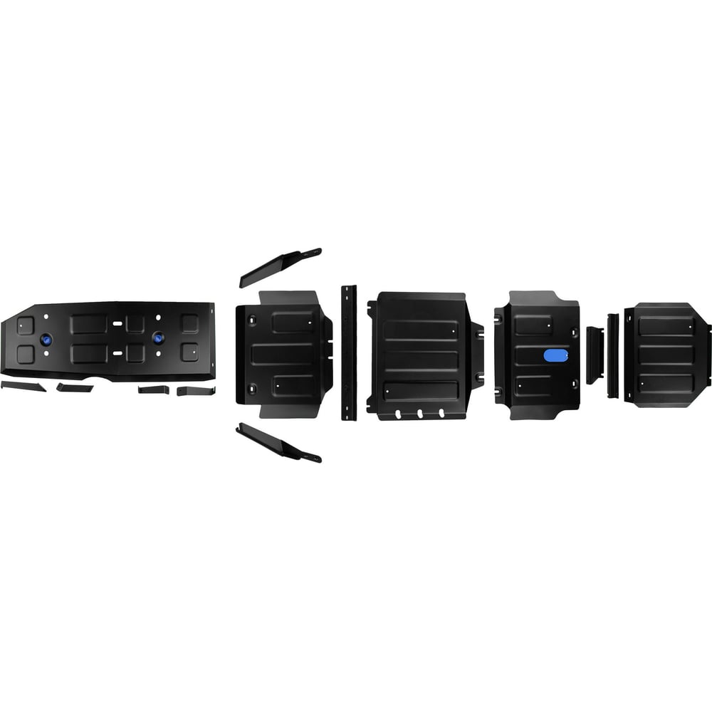 Изображение товара Защита радиатора и картера Rival JAC T9 2024-н.в. металлическая