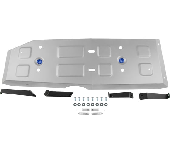 Изображение товара Защита топливного бака Rival JAC T9 АКПП 4WD 2024-н.в., рынок РФ, алюминий 3 мм 333.9220.1