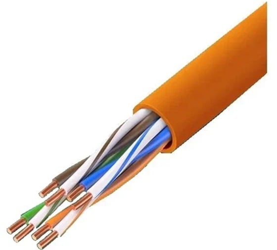 Изображение товара Витая пара Retic 50м, UTP, 4PR, cat. 5e, CCA, LSZH, 24 AWG, indoor UTP4-C5E-CCA-IN-LSZH-50-TWCS