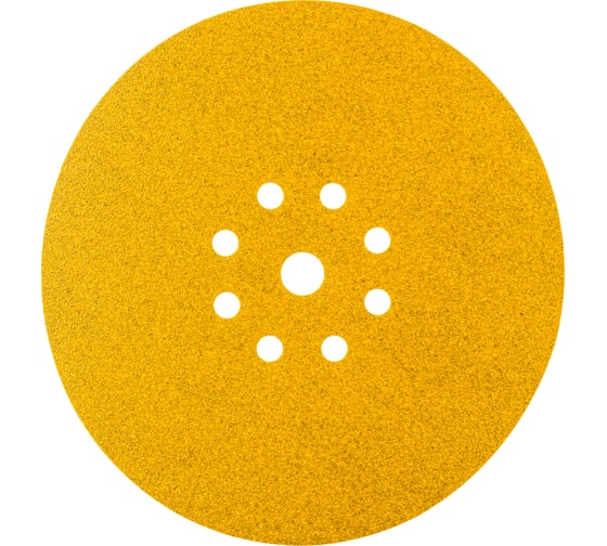 Изображение товара Набор шлифовальных кругов ABRAFORM Giraffe GOLD SET 225 мм, 9 отв. Р80,100,120,180,240,320 AF-GG-SET