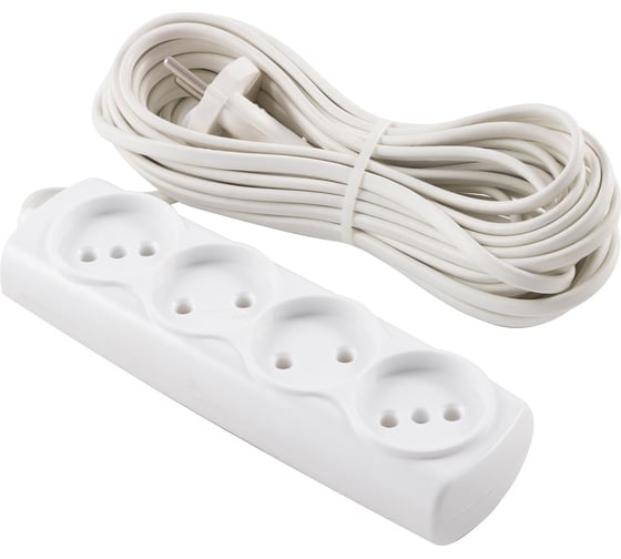 Изображение товара Удлинитель Engy Эконом 10м/4 розетки ШВВП 2х0.75 186720