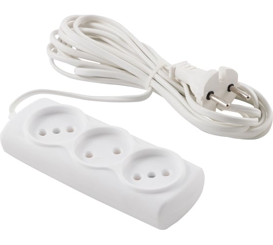 Изображение товара Удлинитель Engy Эконом 5м/3 розетки ШВВП 2х0.75 186715