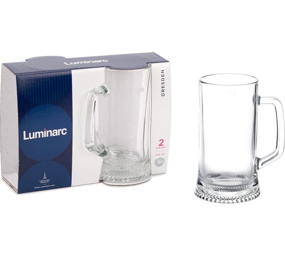 Изображение товара Набор кружек LUMINARC для пива ДРЕЗДЕН 2 шт., 330 мл H5112