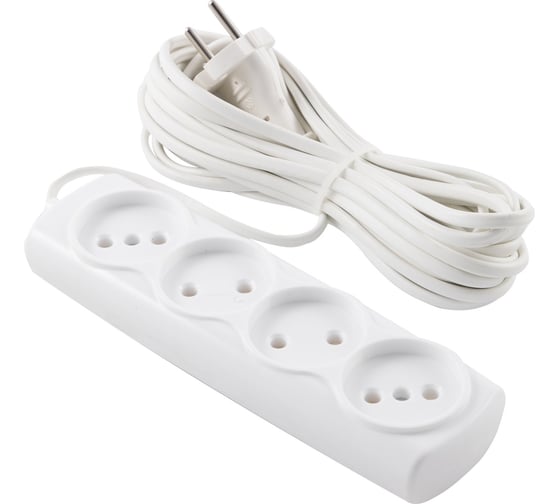 Изображение товара Удлинитель Engy Эконом 7м/4 розетки ШВВП 2х0.75 186718