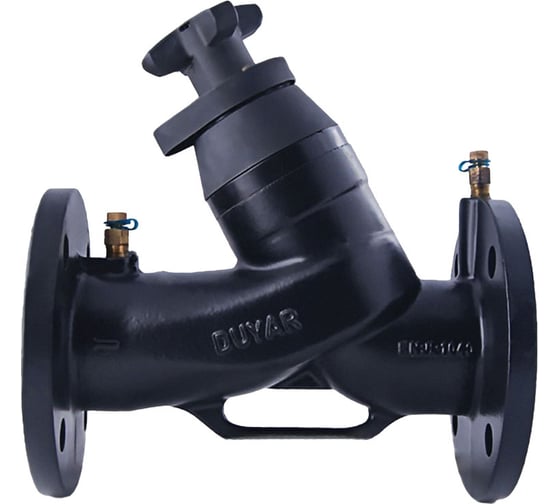 Изображение товара Клапан балансировочный DUYAR чугун, DN 80, PN16, фланцевый. Kvs 103,7 м3/ч T-3020- 80 163600107