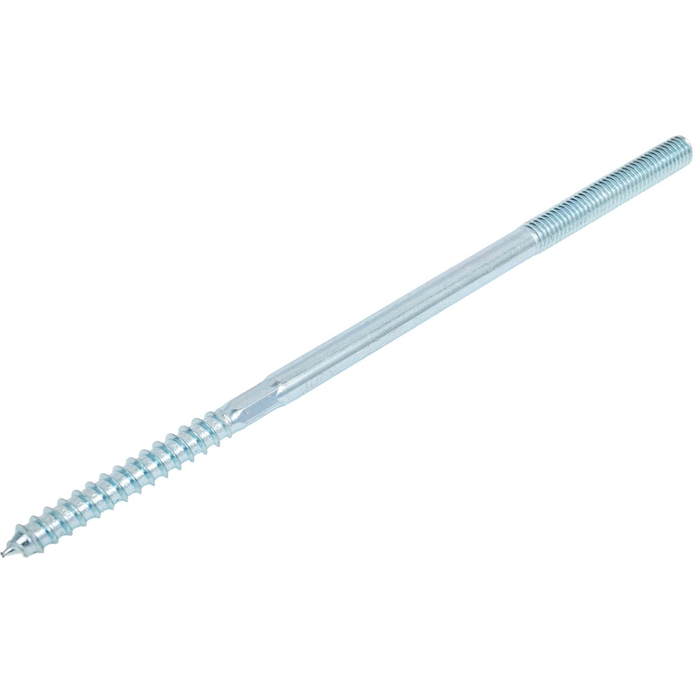 Изображение товара Шуруп-шпилька КРЕП-КОМП 8х180, сталь, цинк, упаковка 5 шт.