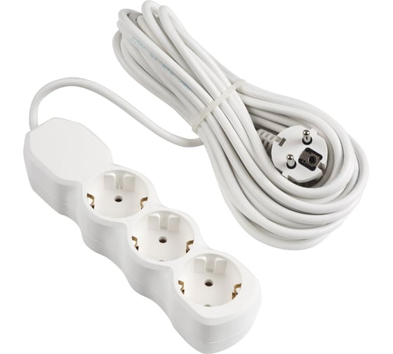 Изображение товара Удлинитель Engy Гранд 10м/3 розетки с заземлением ПВС 3х0.75 186696