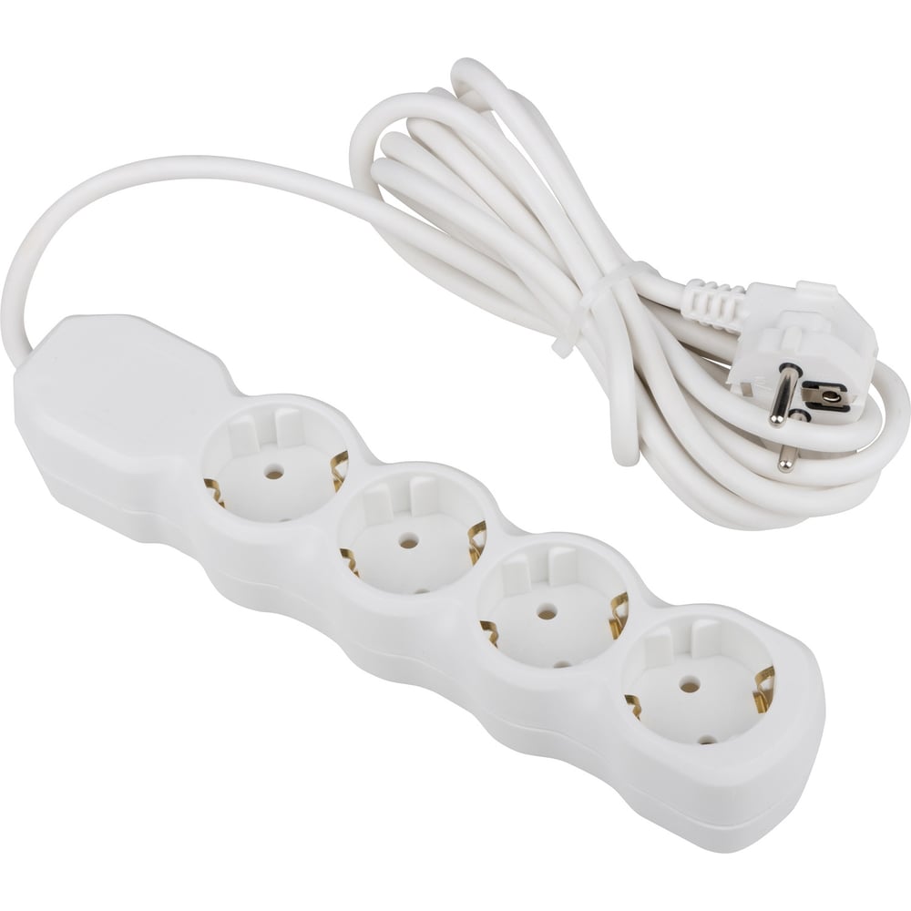 Изображение товара Удлинитель Engy Гранд 3м 4 розетки заземление бытовой кабель ПВС