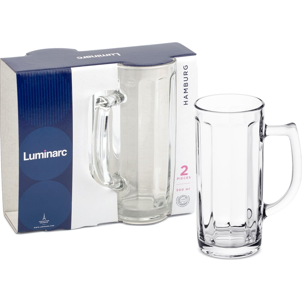 Изображение товара Набор кружек LUMINARC ГАМБУРГ для пива, 500 мл, 2 шт.
