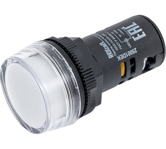 Изображение товара Коммутационная лампа Dekraft ЛК22-ADDS-WHI-LED 25001DEK