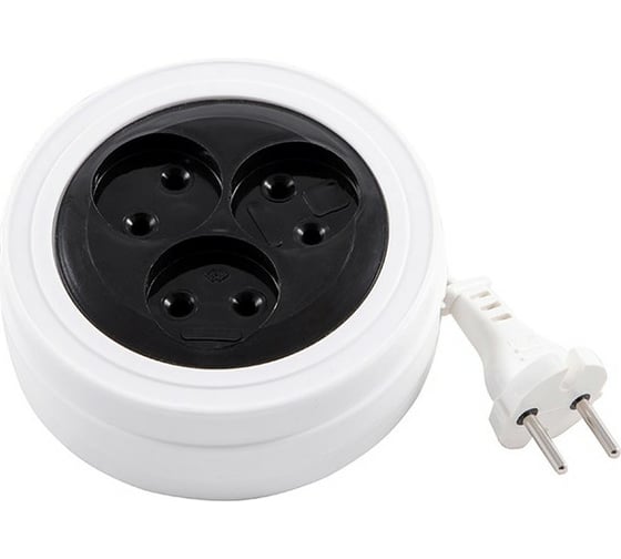 Изображение товара Удлинитель рулетка Engy 3м/3 розетки ШВВП 2х0.75 186709