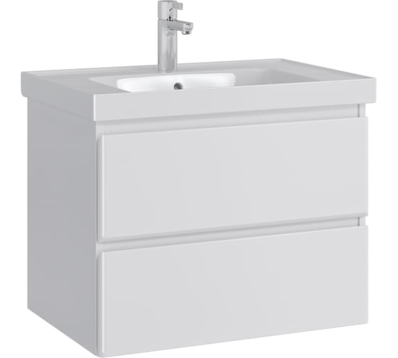 Изображение товара Тумба с раковиной в ванную RUVANN TVILS 70 + Грейс 70 подвесная Т.TVILS.Э-70П-KIT-GRE