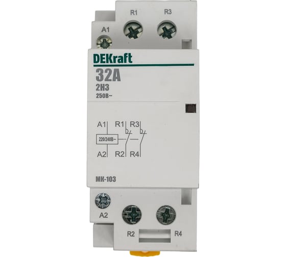 Изображение товара Модульный контактор Dekraft МК103-032A-230B-22 18076DEK