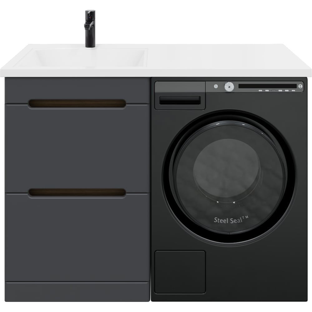 Изображение товара Тумба напольная с раковиной RUVANN VIRTA 60 + Даллас 120 левый современная модель