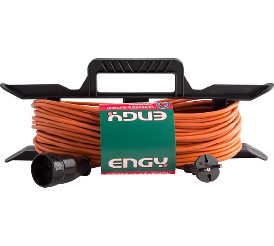 Изображение товара Удлинитель на раме Engy Премиум 20м/1 розетка ПВС 2х0.75 186727
