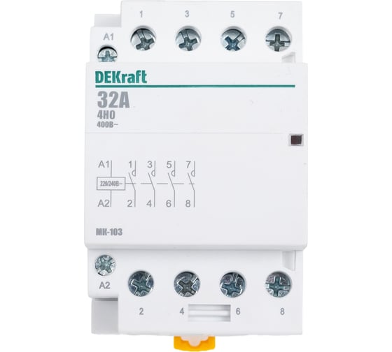 Изображение товара Модульный контактор МК-103 Dekraft 32 A, 230 B, 4НО 18074DEK
