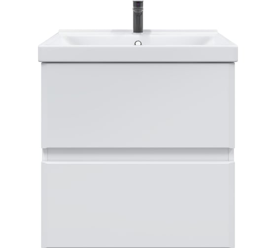 Изображение товара Тумба подвесная с раковиной в ванную RUVANN WELLA 50 + Фест 50 Т.WELLA.П-50П-KIT-FES