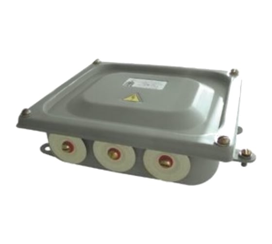 Изображение товара Коробка с наборными зажимами АО "КЗЭМИ" КЗН 08-10 У3, 10А, 8 зажимов, IP31 П0000002378