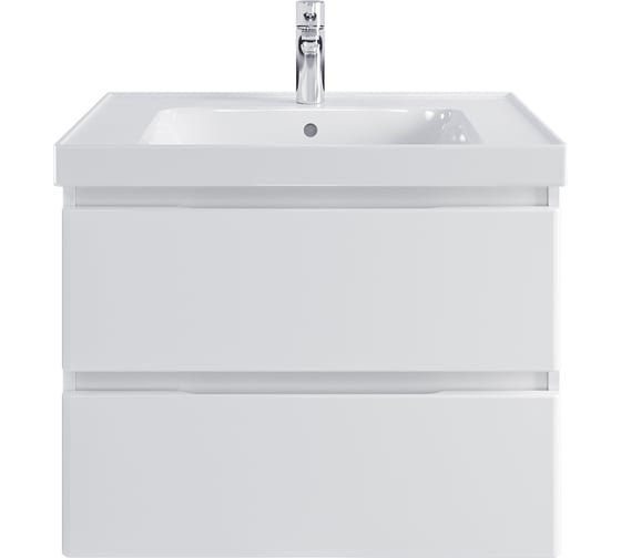 Изображение товара Тумба с раковиной RUVANN STELLO 70 + Грейс 70 в ванную, подвесная Т.STELLO.Э-70П-KIT-GRE