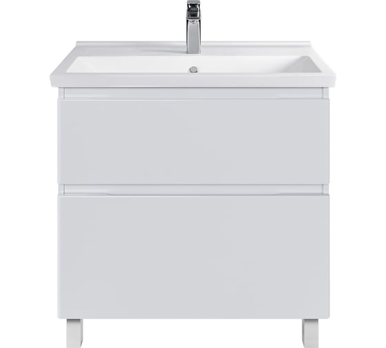 Изображение товара Тумба с раковиной RUVANN STELLO 80 + Фест 80 в ванную, напольная Т.STELLO.Э-80Н-KIT-FES