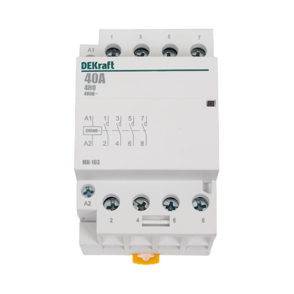 Изображение товара Модульный контактор Dekraft МК103-040A-230B-40 18081DEK для автоматизации