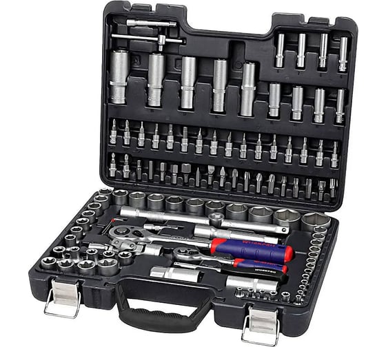 Изображение товара Набор инструментов WORKPRO 1/4"+1/2" 108шт WP202535