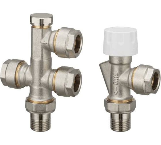 Изображение товара Комплект термостатический для бок/п радиатора Ogint Ду15 Ру10 осевой, ниж/п труб двухтр 022-7272