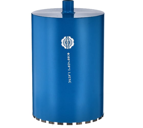 Изображение товара Алмазная коронка по бетону с лазерной сваркой сегмента 300х420 мм, ВТ24х4х10х24T TORGWIN T346166