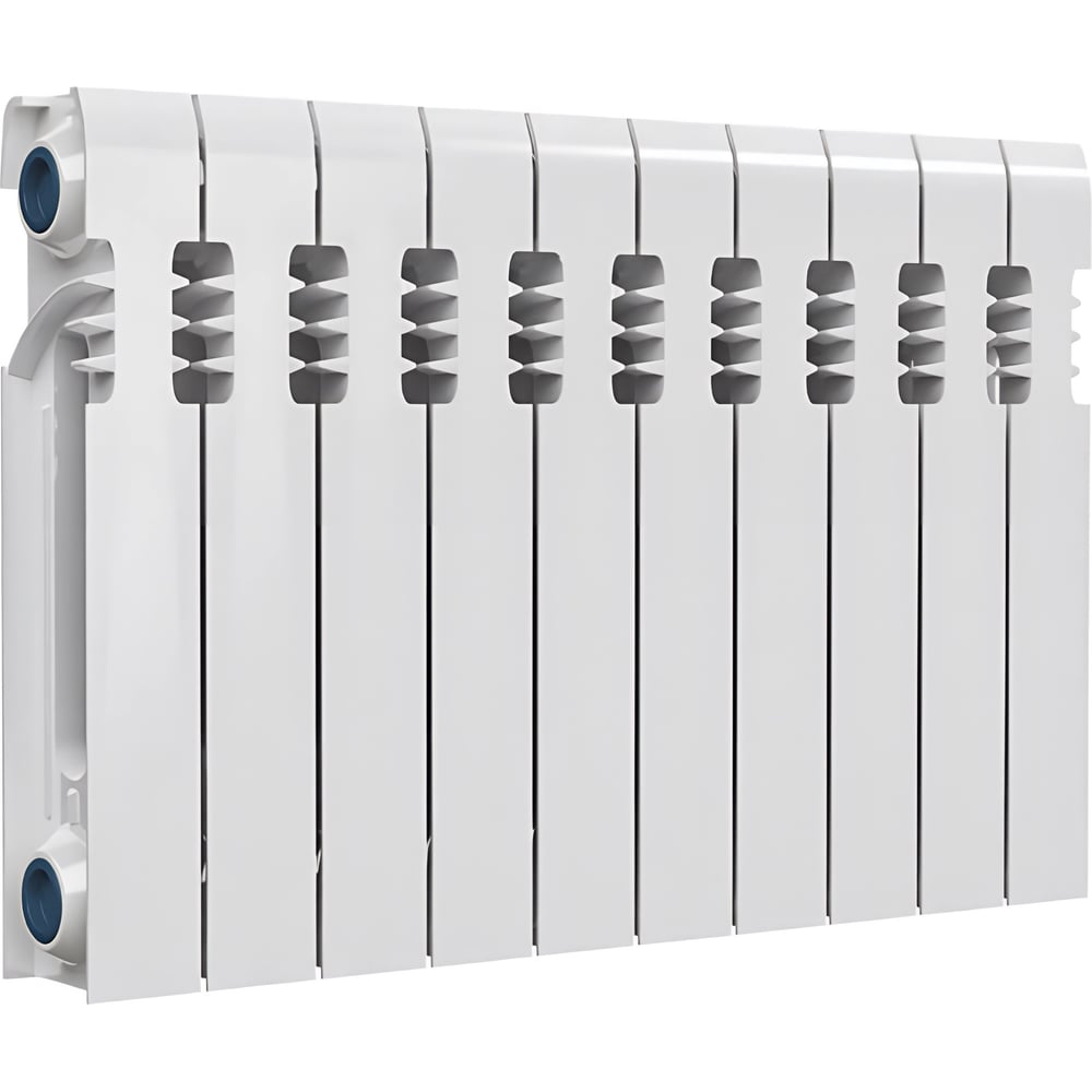 Изображение товара Чугунный радиатор Ogint RAL9016 300 10 секций, теплоотдача 840 Вт