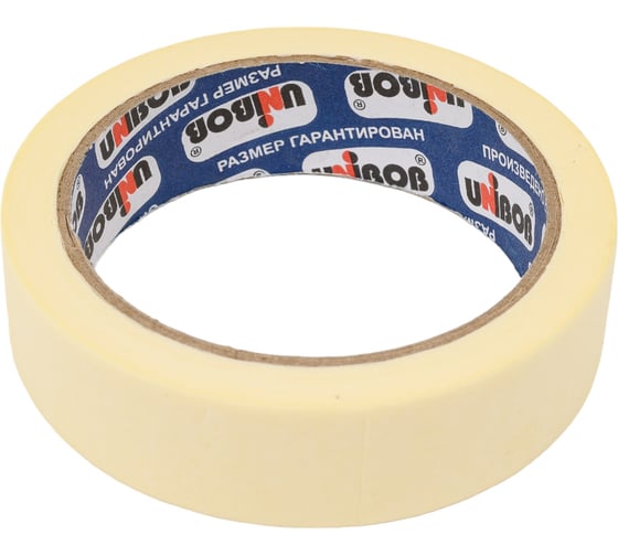 Изображение товара Малярная клейкая лента UNIBOB 25 мм х 25 м 214977