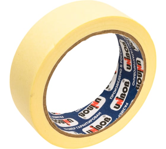 Изображение товара Малярная клейкая лента UNIBOB 30 мм х 25 м 214978