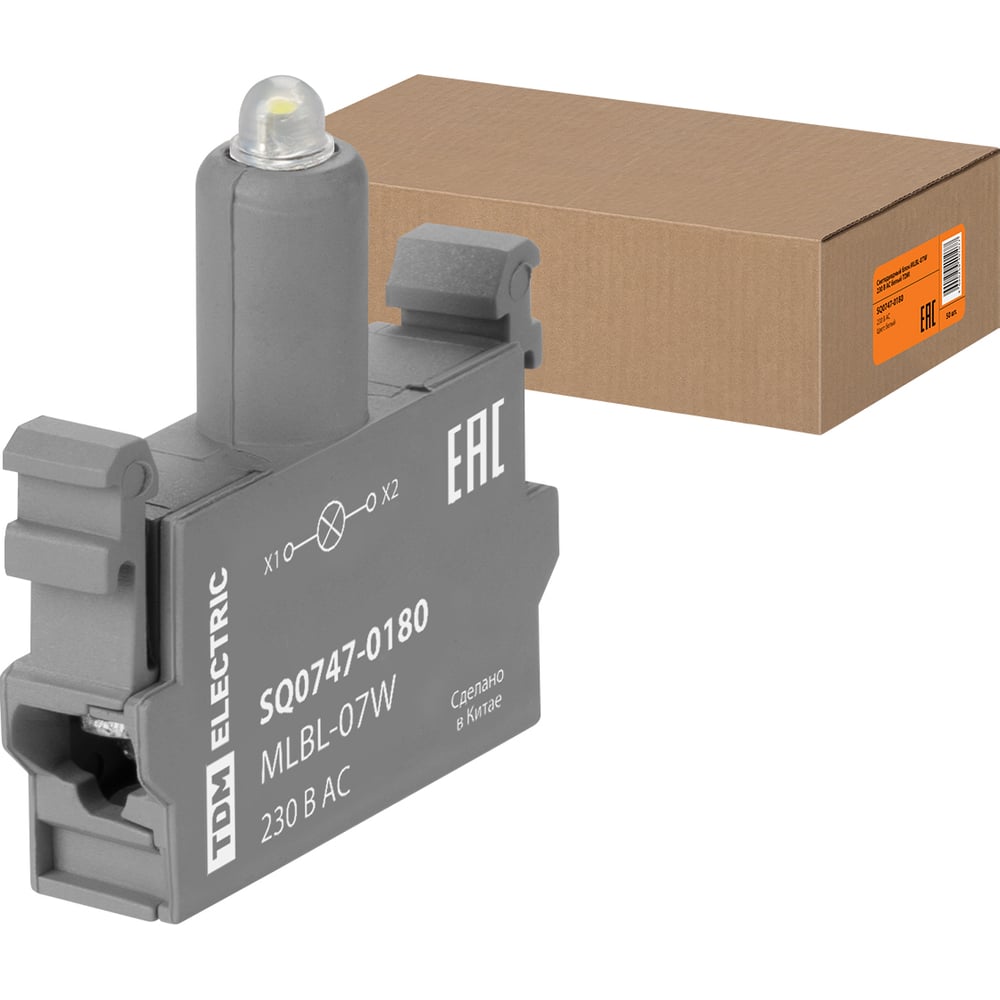 Изображение товара Светодиодный блок TDM ELECTRIC MLBL-07W 230 В AC встраиваемый IP54 50 шт