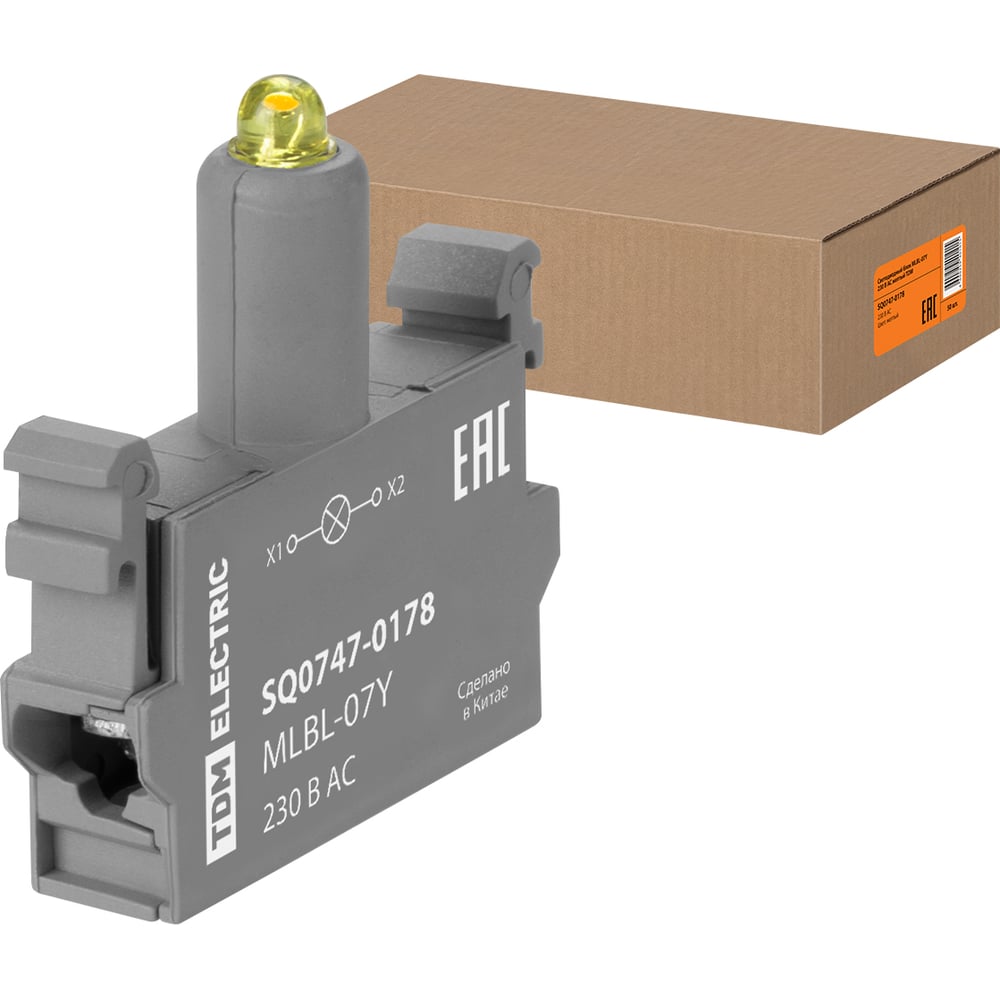 Изображение товара Светодиодный блок TDM ELECTRIC MLBL-07Y 230 В AC IP54 для встраиваемого монтажа
