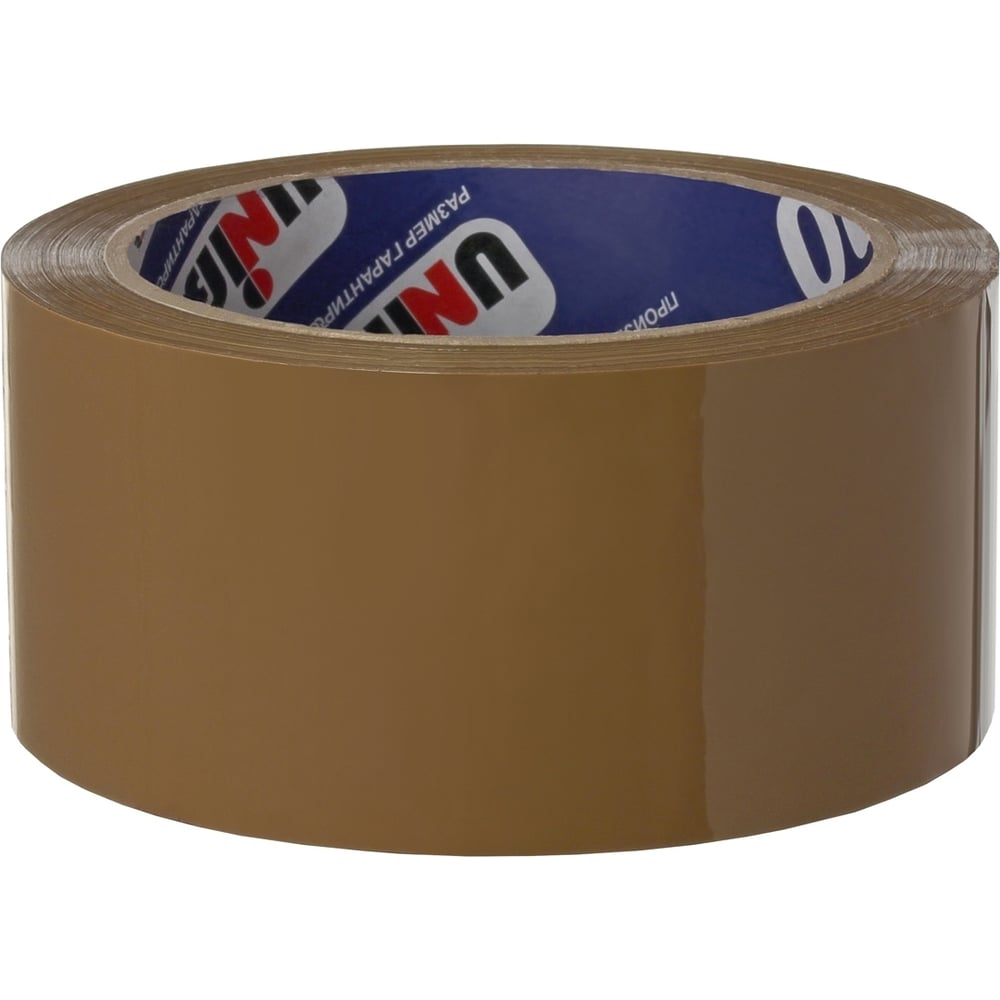 Упаковочная клейкая лента Unibob лента бордюрная декоративная гофра высота 15 см коричневый