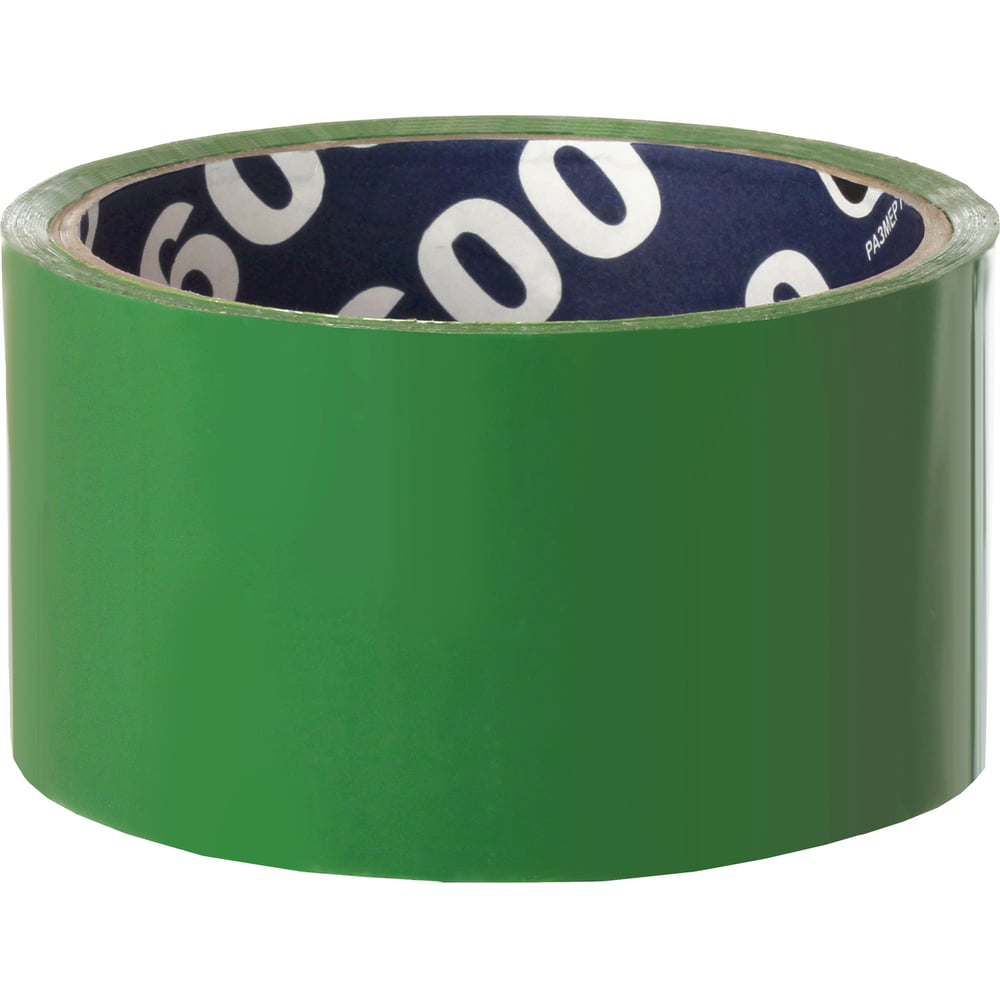 лента клейкая упаковочная unibob 48мм x 66м зелёный Упаковочная клейкая лента Unibob