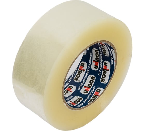 Изображение товара Упаковочная клейкая лента UNIBOB 400 прозрачная 48 мм х 198 м, 40 мкм 214961