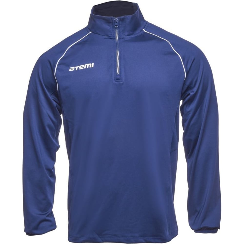 Изображение товара Толстовка тренировочная с короткой молнией ATEMI AJKT-003SS23-DNV цвет темно-синий, размер S 00-00009557-S