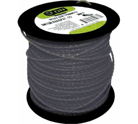 Изображение товара Леска для триммера. витой квадрат с жилой двухкомпонентная усиленная (3.0 мм; 300 м) ON 15-01-340
