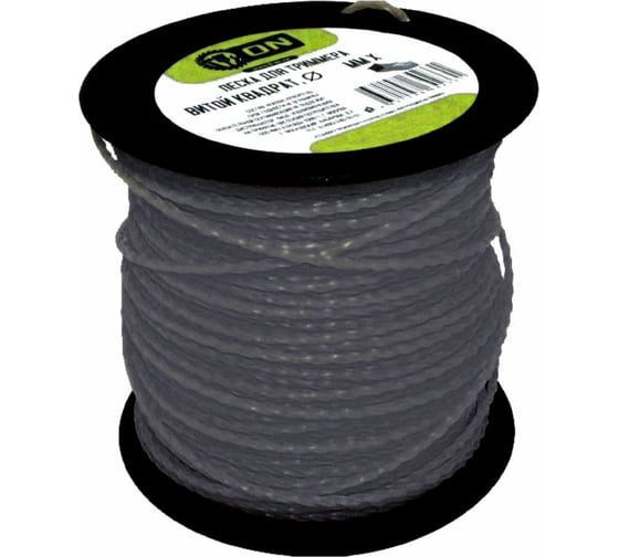 Изображение товара Леска для триммера. витой квадрат с жилой двухкомпонентная усиленная (2.4 мм; 240 м) ON 15-01-337