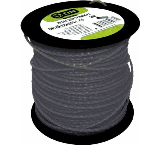 Изображение товара Леска для триммера. квадрат с жилой двухкомпонентная усиленная (2.4 мм; 240 м) ON 15-01-342