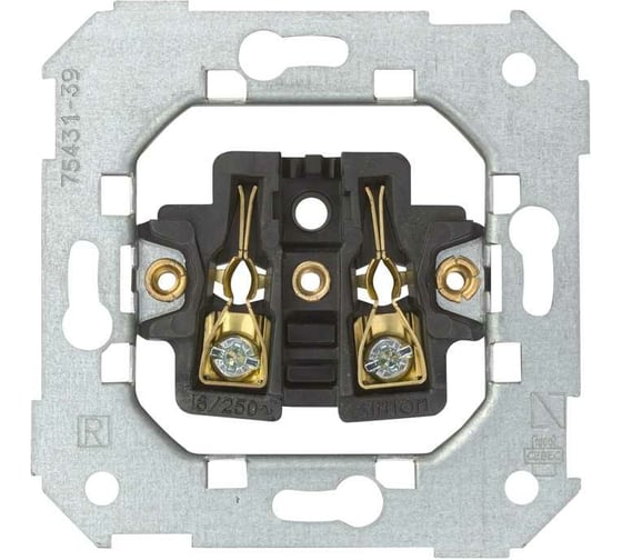 Изображение товара Двухполюсная розетка без заземления Simon, 16А 250В, винтовой зажим 75431-39