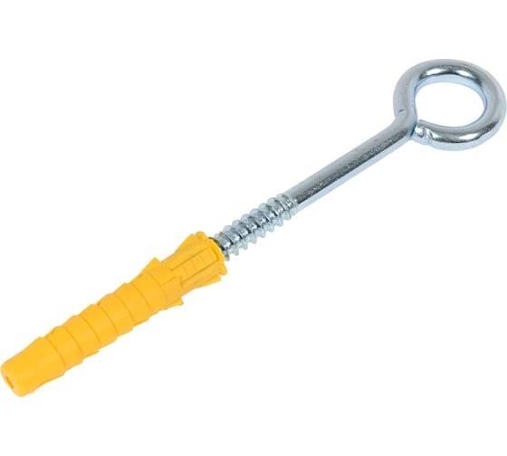 Изображение товара Универсальный дюбель Tecfi VZ нейлон 10x60 с шурупом-кольцом 2 шт - пакет 147449