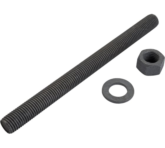 Изображение товара Фиксар анкерная шпилька ФШ ТД 16х200 с покрытием ТДЦ в комплекте с гайкой и шайбой 15шт. 609216200/15