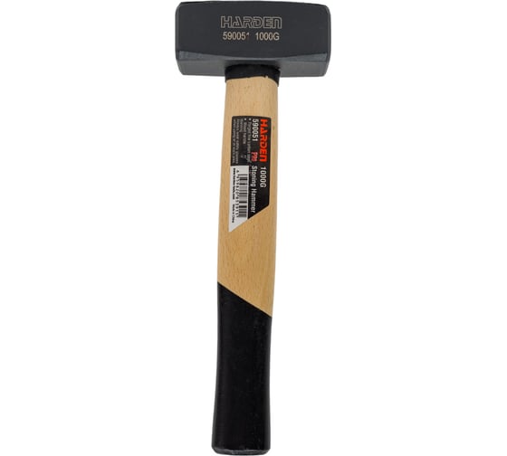 Изображение товара Универсальная кувалда HARDEN деревянная рукоятка, 1000 гр. 590051